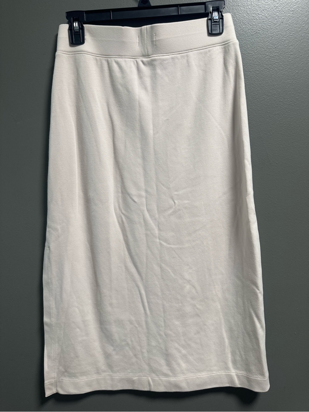 AYR The High Hopes Shroom Cream Midi Pencil Skirt with Side Slit Stretch S - Picture 8 of 9